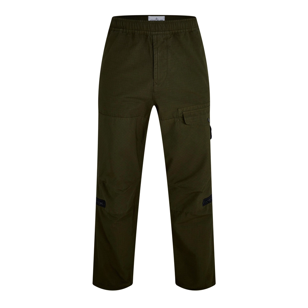 Stone Island Cotton Ripstop Garment Dyed - Olive V0058